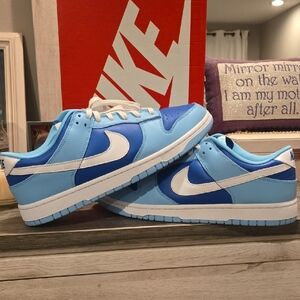 Nike Light Blue and White Sneakers